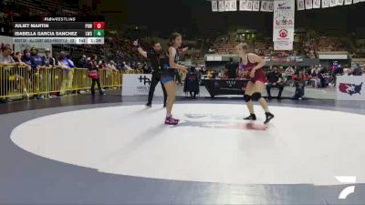 Quarters - Juliet Martin, Project 8 Wrestling vs Isabella Garcia Sanchez, Legacy Wrestling Center