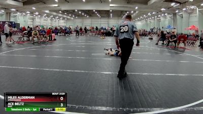 60 lbs Cons. Round 3 - Ace Beltz, BWC vs Miles Alderman, StrayDawgs