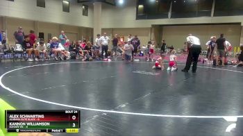 45 lbs Round 6 (8 Team) - Alex Schwarting, Alabama Elite Black vs Kannon Williamson, Elevate WC