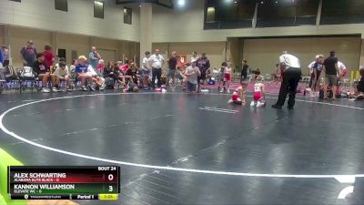 45 lbs Round 6 (8 Team) - Alex Schwarting, Alabama Elite Black vs Kannon Williamson, Elevate WC