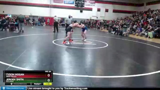 145 lbs Semifinal - Jeroen Smith, Pullman vs Tyson Mogan, West Valley