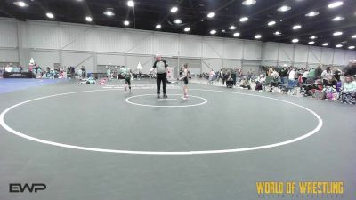 50 lbs Rr Rnd 2 - Brynna Johnson, Mat Warriors K-6 vs Piper Norrell, Oklahoma Mafia Girls K-6
