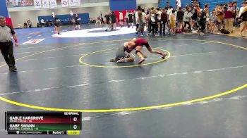 106 lbs Semis (4 Team) - Gabe Swann, Central (Carroll) vs Gable Hargrove, Social Circle