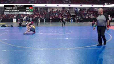 135 lbs Champ. Round 1 - Meagan Smith, Meridian vs Bella Fitspatrick, Mountain View