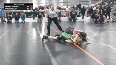 87.6-93 lbs Champ. Round 2 - Tucker Pulley, Idaho vs Daphne Younger, Team Real Life Wrestling