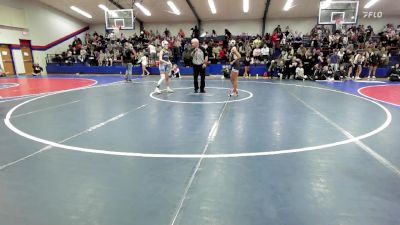 100 lbs Semifinal - Juleymi Munoz, McAlester High School Girls vs Farah Crossno, Greenwood Wrestling Academy