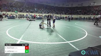 55 lbs Consi Of 8 #2 - Gage McElfresh, Noble Takedown Club vs Stetson Jefferson, R.A.W.