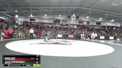 133 lbs Cons. Round 2 - Gavin Mastrangelo, Emmanuel vs Oran Huff, Colorado Mesa