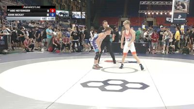 120 lbs Champ. Rd Of 128 - Abe Heysinger, Iowa vs John McKay, Michigan