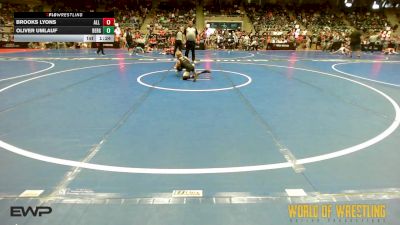 67 lbs Round Of 32 - Brooks Lyons, All I See Is Gold Academy vs Oliver Umlauf, Berge Elite Wrestling Academy