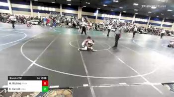 116 lbs Round Of 32 - Max Richins, Wasatch WC vs Ryan Carroll, Granite WC