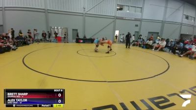 220 lbs Round 2 (8 Team) - Brett Sharp, Georgia Red vs Alex Taylor, Ohio Gray