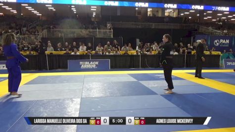 Agnes Louise McKervey vs Larissa Manuelle Oliveira Dos Sa 2025 Pan Jiu Jitsu IBJJF Championship