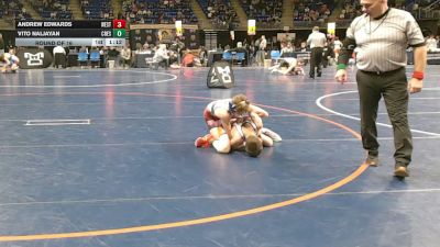 82 lbs Round Of 16 - Andrew Edwards, West Branch vs Vito Naljayan, Crestwood