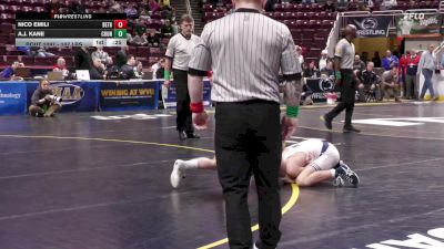 107 lbs Consi 2 - Nico Emili, Bethlehem Cath vs A.j. Kane, Council Rock North