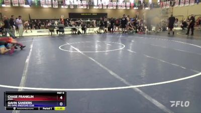 120 lbs Cons. Semi - Chase Franklin, Iowa vs Gavin Sanders, Big Game Wrestling Club