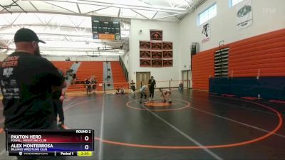 74 lbs Round 2 - Paxton Herd, Powell Wrestling Club vs Alex Monterrosa, Billings Wrestling Club