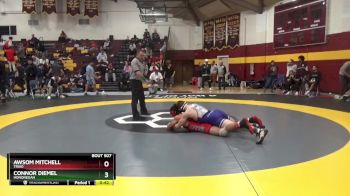 175 lbs Cons. Round 3 - Awsom Mitchell, Triad vs Connor Diemel, Hononegah