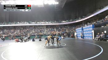 7A 215 lbs 3rd Place Match - Jeremiah Glass, Cardinal Gibbons vs Raheem Ross, Garner