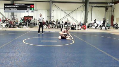 125 lbs Consi Of 16 #2 - Hunter Sanchez, Springfield vs Aiden Fogarty, Western New England