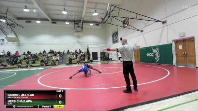 165 lbs Champ. Round 1 - Herb Challapa, ELAC vs Gabriel Aguilar, San Jose State Club