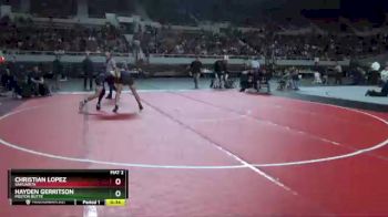 D3-138 lbs Cons. Semi - Christian Lopez, Sahuarita vs Hayden Gerritson, Poston Butte