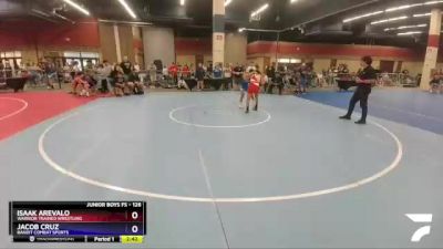 126 lbs Quarterfinal - Isaak Arevalo, Warrior Trained Wrestling vs Jacob Cruz, Bandit Combat Sports