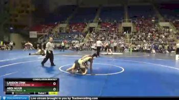 106 lbs Semis & 1st Wb (8 Team) - Landon Zink, E1-West Fargo Sheyenne vs Abdi Nuur, E3-Fargo Davies