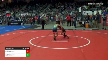 40 lbs Prelims - Kross Greer, Salina WC vs Kashis Blank, Atrisco Heritage Jaguars