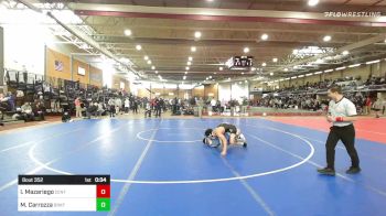 126 lbs Consi Of 8 #1 - Ivan Mazariego, Central vs Matthew Carrozza, Brookfield