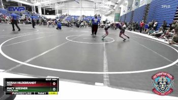 95 lbs 5th Place Match - Macy Wiesner, Trailblazer vs Norah Hildebrandt, Piper