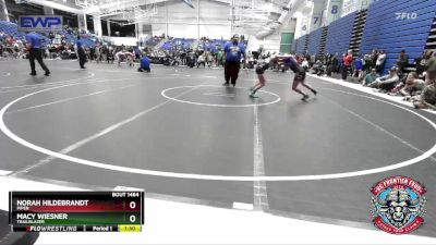 95 lbs 5th Place Match - Macy Wiesner, Trailblazer vs Norah Hildebrandt, Piper