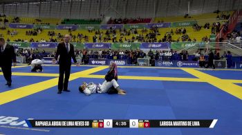 Larissa Martins De Lima vs Raphaela Abisai De Lima Neves So 2025 Brasileiro Jiu-Jitsu IBJJF
