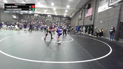 190 lbs Champ. Round 2 - Logan Rodriguez, Reedley vs Jaden Gomez, Washington Union