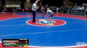 2A-106 lbs Champ. Round 1 - Kameron Fourniller, North Cobb Christian vs Charlie Wheeler, East Jackson HS