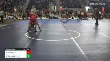 109 lbs Quarterfinal - Noah Kubala, Chaparral Wrestling Club vs Andrew Ramirez Jr, Aces Wrestling Academy