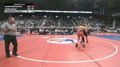 3A-285 lbs Cons. Round 3 - Jacob Christofalos, Powell vs Ayden Cooley, Mountain View