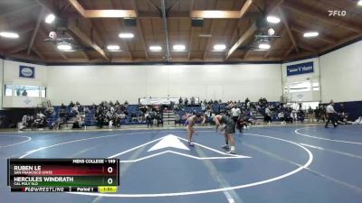 149 lbs Quarterfinal - Ruben Le, San Francisco State vs Hercules Windrath, Cal Poly SLO