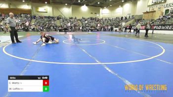 92 lbs Consi Of 16 #1 - Casey Watts, Team Aggression vs Wyatt Loftis, Mad Dawg Wrestling Club