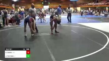 132 lbs Consi Of 8 #2 - Jesse Aarness, Team Champs vs Kash Bates, Lincoln Jr. Hawks