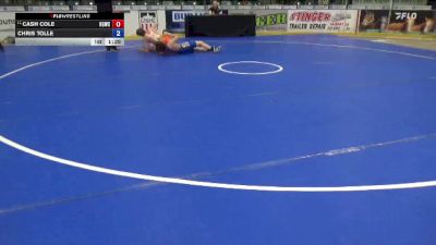 132 lbs Champ. Rd Of 32 - Cash Cole, Big Game Wrestling Club vs Chris Tolle