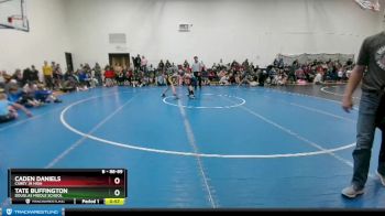 88-89 lbs Round 2 - Tate Buffington, Douglas Middle School vs Caden Daniels, Carey Jr High