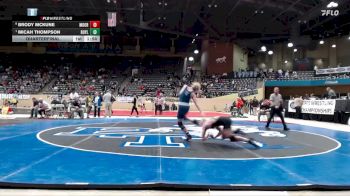 157 lbs Quarterfinal - Micah Thompson, Boyle County vs Brody McKune, Moore