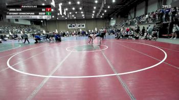 130 lbs Champ. Round 3 - Sydney Streckfuss, Windsor vs Anna Dux, Rogers
