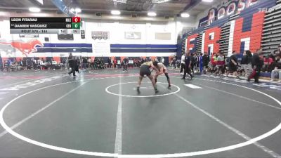 144 lbs Cons. Round 4 - Damien Vasquez, Cerritos vs Leon Fitarau, ML King