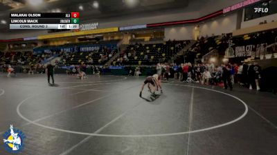 132 lbs Cons. Round 3 - Lincoln Mack, Joliet (Catholic Academy) vs Malakai Olson, Albert Lea Area