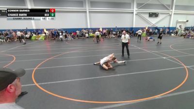 120 lbs Champ. Round 2 - Connor Barnes, Unattached vs Chance Smith, Mishawaka Wreslting
