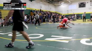 138 lbs Champ. Round 2 - Gavin Ridenour, Wapakoneta High School vs Zeller Lyon, Olentangy Orange