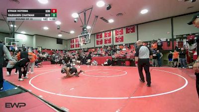 150 lbs Round Of 32 - Ethan Hotema, Dewar HS Boys vs Vashawn Chatman, Muskogee