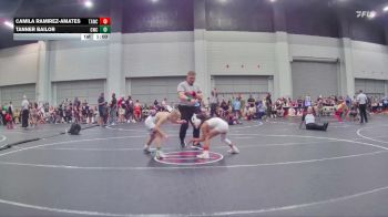 65 lbs Quarterfinal - Tanner Bailor, Canes Wrestling Club vs Camila Ramirez-Amates, Team Aggression Wrestling Club